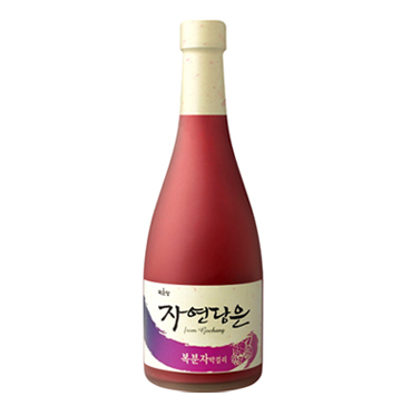 복분자 막걸리 사진