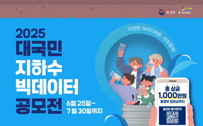 2025 대국민 지하수 빅데이터 공모전